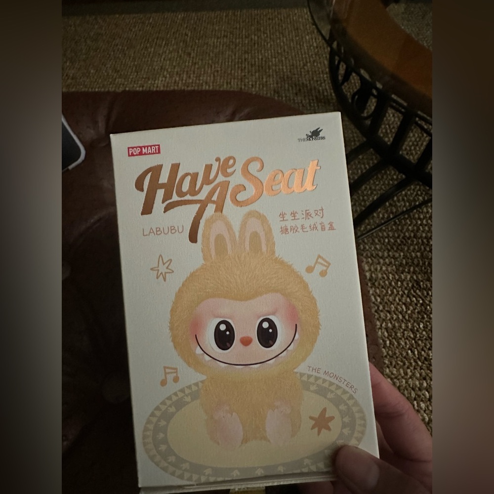 THE MONSTERS - Have a Seat Labubu Plush Pendant (Zizi)